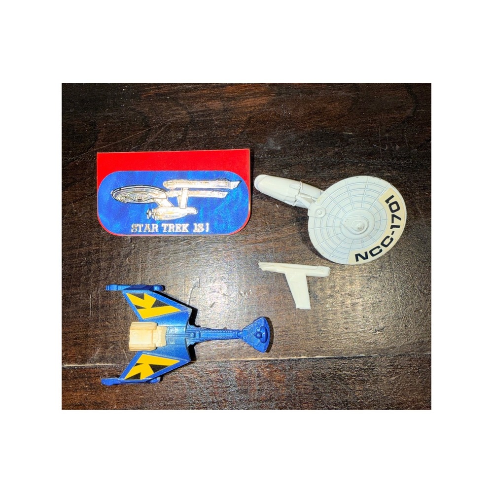 Corgi Star Trek Klingon USS‎ Enterprise Die Cast Starship Toy Name Tag